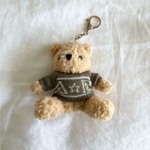 American Eagle Teddy Bear Keychain